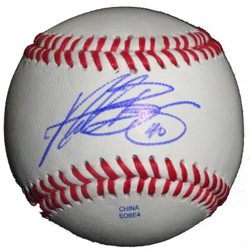 2-Time All Star Andrew Bailey Autographed ROLB Baseball, Boston Red Sox, Oakland Athletics, Proof Photo of Andrew Signing for Us.