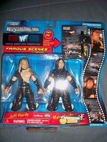 Jeff Hardy and Matt Hardy Famous Scenes Series 1 WrestleMania XVII by Jaaks