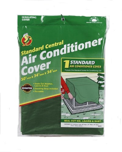 Duck 1285243 30-Inch Height by 34-Inch Wide by 34-Inch Deep Rectangular Standard Central Air Conditioner Cover