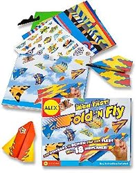 ALEX TOYS FOLD N FLY PAPER AIRPLANES KIT