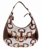Gucci Handbags (Cream) 152468 Horsebit Senna Amalfi Hobo Bag