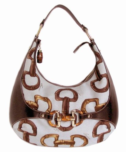 GUCCI Cream Horsebit Senna Amalfi Hobo Bag 152468