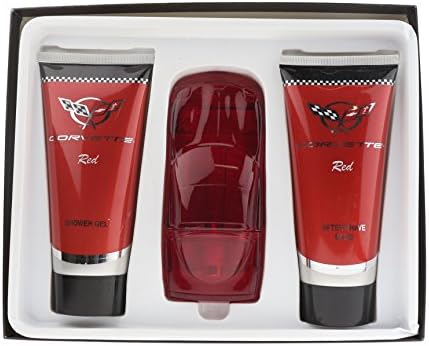 Carvette Red 3 Piece Gift Set
