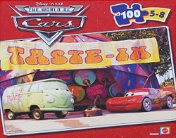 Cars McQueen and Filmore Puzzle 100 piece