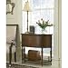 Powell Warm Cherry Demilune Console Table