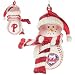 Philadelphia Phillies MLB Striped Acrylic Snowman Ornament (3)