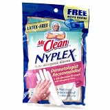 Mr. Clean Nyplex Hypo-Allergenic Gloves, Large