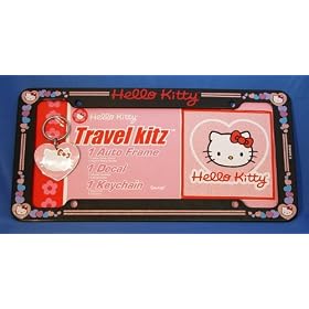 Buy Hello Kitty Hearts Sanrio License Plate Frame, Keychain and Gift Set by Chroma Graphics now!