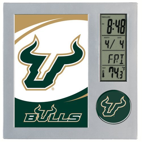 South Florida Bulls Digital Desk Clock Picture