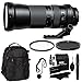 Tamron SP 150-600mm AFA011N700 F/5-6.3 Di VC USD Zoom Lens for Nikon Cameras + Padded Backpack + Polaroid 95mm UV Filter & Circular Polarizer Filter Kit + Cleaning Kit + Cap Keeper Accessory Bundle
