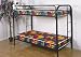 New Contemporary Twin/twin Bunk Bed Black