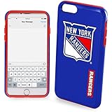 NHL New York Rangers IPhone 6 Plus Dual Hybrid Case (2 Piece), Blue