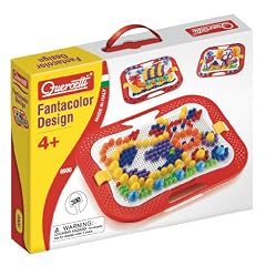 Quercetti 0900 - Mosaik-Steckspiel Fanta Color, inklusiv 300 Stecker