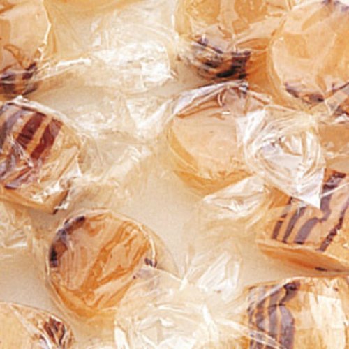 Tan and Brown Striped Old Fashioned Ginger Cuts Hard Candy 5LB Bag