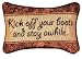 Manual Woodworkers & Weavers Kick Off Your Boots Pillow, 12-1/2 by 8-1/2-Inch