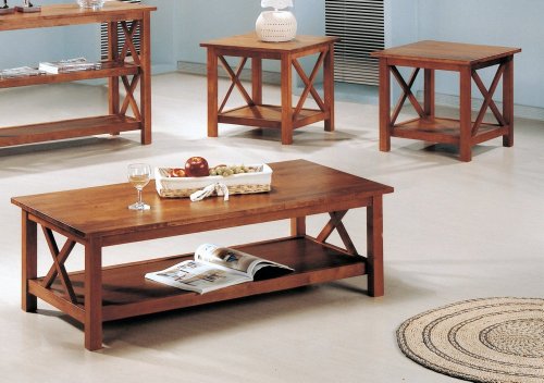 Coaster Briarcliff Casual 3 Piece Occasional Table Set