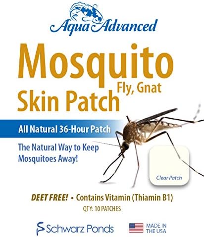 Mosquito Skin Patch (10 Pack) - Clear - Waterproof - 36 Hour Protection