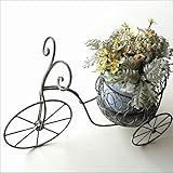 プランタースタンド アイアン サイクル 花台 ガーデンスタンド シャビーな三輪車のフラワースタンド [toy5792]