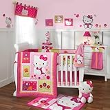 Hello Kitty Garden 6 Piece Crib Set