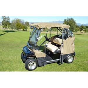 Golf cart driving enclosure 2 seater