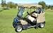 Golf Cart Driving Enclosure 2 Seater Heavy duty, fits E Z GO, Club Car and Yamaha G model - All Weat