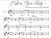I Love You Truly Easy Violin Sheet Music