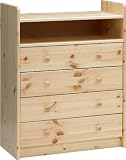 Steens 290187119 Kommode SFK 99 x 79 x 38 cm Kiefer massive, natur lackiert