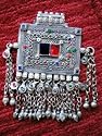 Belly Dance Tribal Kuchi Bell Pendant Square