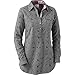 Legendary Whitetails Ladies Firelight Popover Flannel Tunic Charcoal Heather Large
