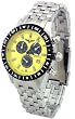 Corvette Official GM Licensed Product Chronograph Watch Model CR-410-MBB9 Yellow Face)