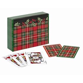 CR Gibson Tartan Plaid Double Deck Playing Cards thumbnail