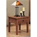 Oak End Tables | End Tables with Storage - Distressed Oak End Table with Storage Drawer By Coaster Furniture