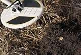 Metal Detector Coil and Dig up Coin - 18