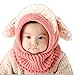 Lowpricenice Winter Baby Kids Girls Boys Warm Woolen Coif Hood Scarf Caps Hats