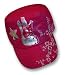 Disney Hannah Montana Girl's Hot Pink Cadet Cap Hat with Silver Guitar