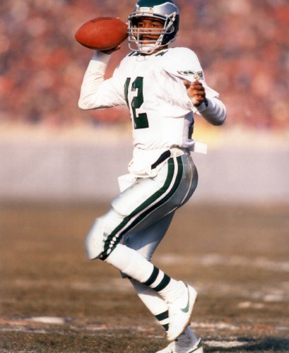 RANDALL CUNNINGHAM PHILADELPHIA EAGLES 8X10 SPORTS ACTION PHOTO (F)