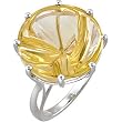 Sterling Silver Lime Quartz Ring