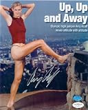 Amy Acuff Autographed/Hand Signed 8x10 Photo (High Jumper) JSA Image #1