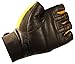 Muscle Composition Gym Gloves with Wrist Closure for Men & Women, Padded Workout Crossfit, Weightlifting, Black/Yellow or Black, Premium Quality