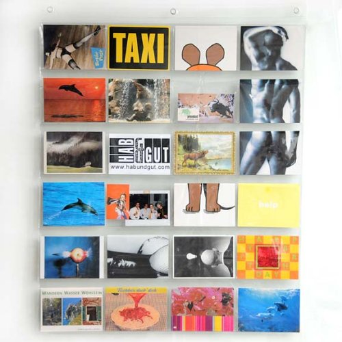 HAB & GUT (DV009)PVC Bildergalerie mit 24 Taschen DAS ORIGINAL