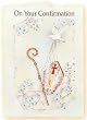12 Confirmation Greeting Cards with Envelopes, in English (Made in Italy)