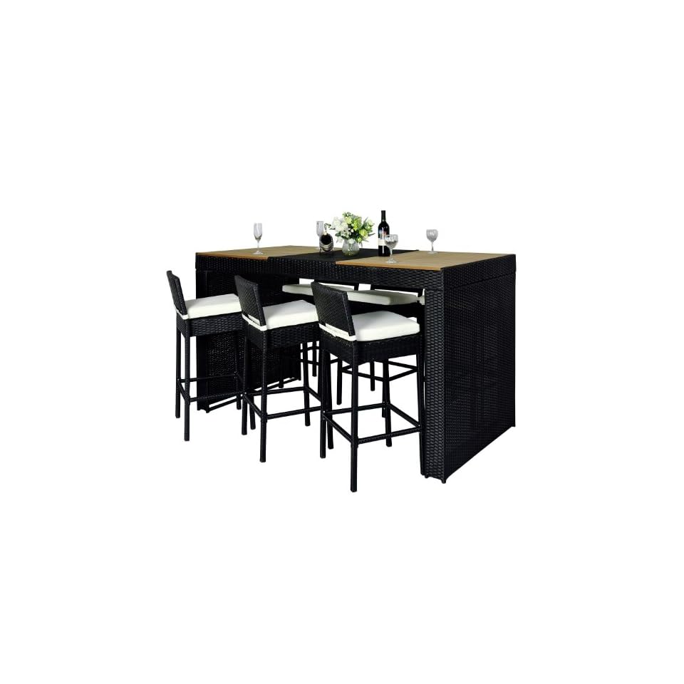 Polyrattan Gartenm Bel 13 Tlg Rattan Gartenset Bar Sitzgruppe Barhocker Set Garnitur Bartisch Inkl Kissen Garten On Popscreen