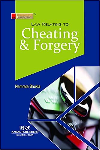 Book Law Relating to Cheating & Forgery
