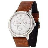 Bertolucci Mens Watch Stainless on Alligator Band Complications by Bertolucci