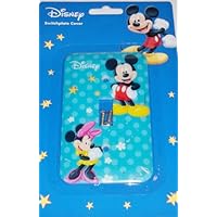 Disney Mickey and Minnie Mouse Switchplate Cover - Kids Nursery Bedroom Playroom Wall Decor