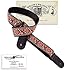 Walker & Williams H-21 Mandala Woven 60's Style Hootenanny Hippie Guitar Strap