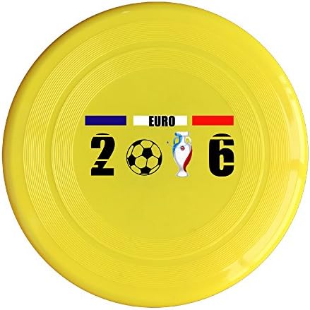 SAXON13 Funny Football Finals France 150g Yellow Toys Flying Disc