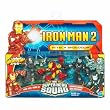 Iron Man 2 Super Hero Squad Mini Figure 3Pack HiTech Showdown Mark VI, War Machine Drone