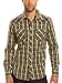 GUESS Asylum Plaid Shirt, VINTAGE GREEN B835 (S)