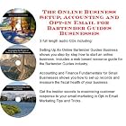 The Online Business Setup, Accounting, Opt-in Email for Bartender Guides Businesses by J Bowman J Orr